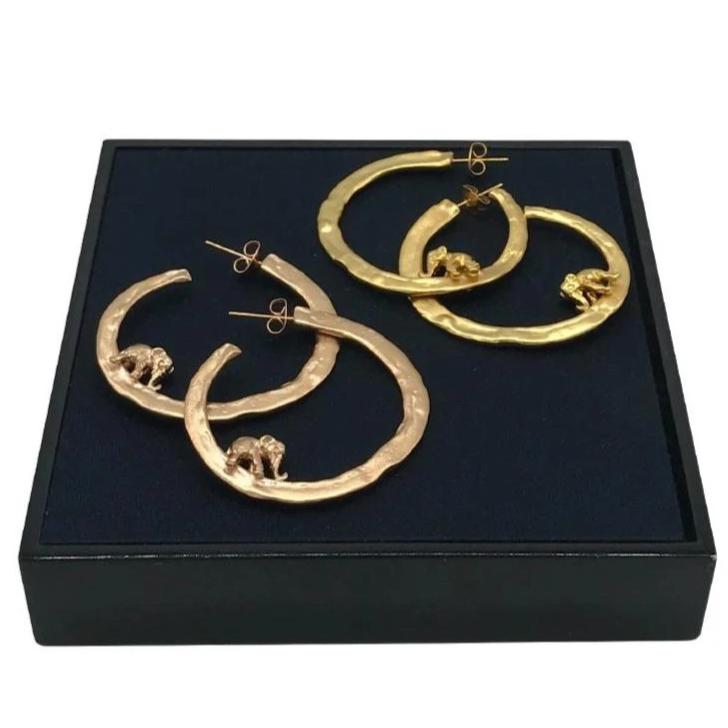 ELEPHANT HOOP earrings